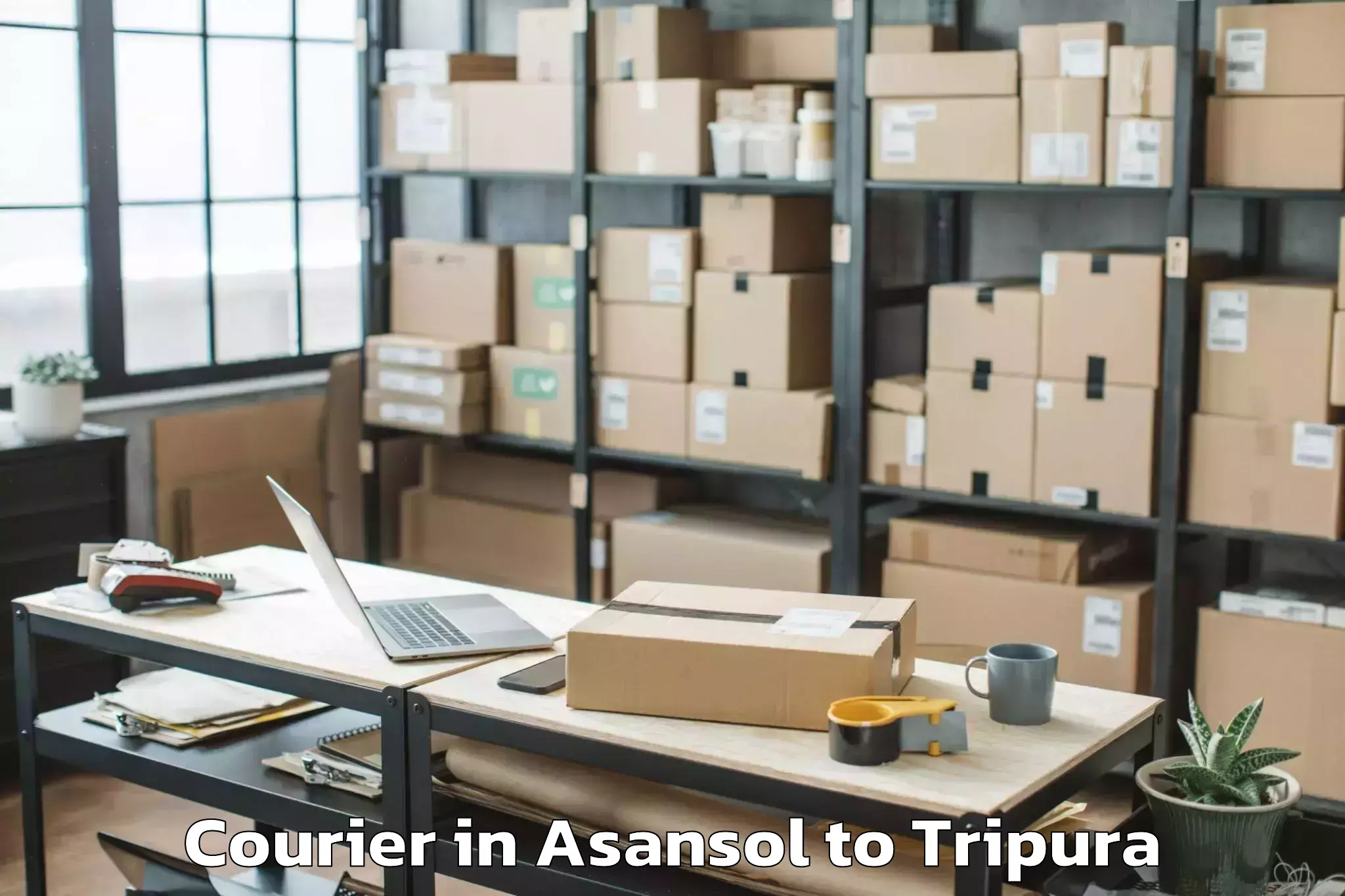 Quality Asansol to Khowai Courier